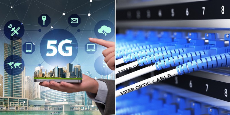 5G与光纤技术在家庭互联网中的比较-oserp