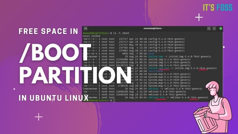 如何在 Ubuntu Linux 上释放 /boot 分区中的空间？-oserp