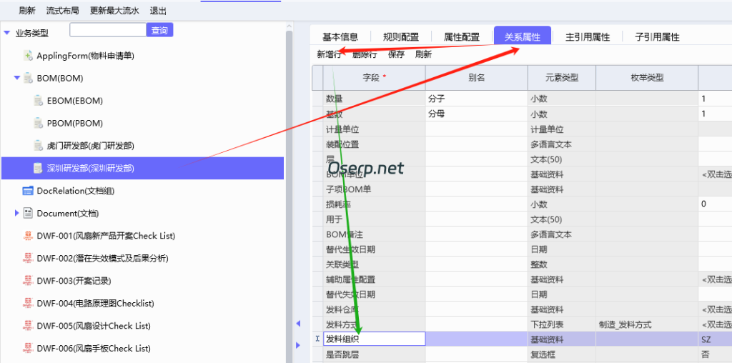 图片[7]-PLM  BOM设计库增加字段配置-oserp
