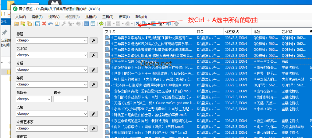 图片[3]-emby音乐库：自动给「本地音乐」添加专辑封面 / 歌曲信息 / 歌词：Music Tag音频文件内嵌歌词的方法-oserp