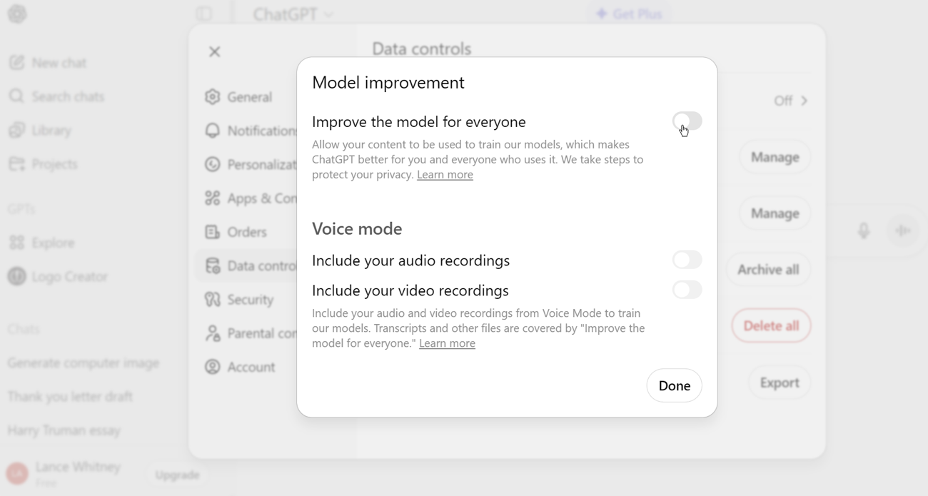 图片[5]-防止 ChatGPT 了解个人太多隐私信息的 8 个技巧-oserp